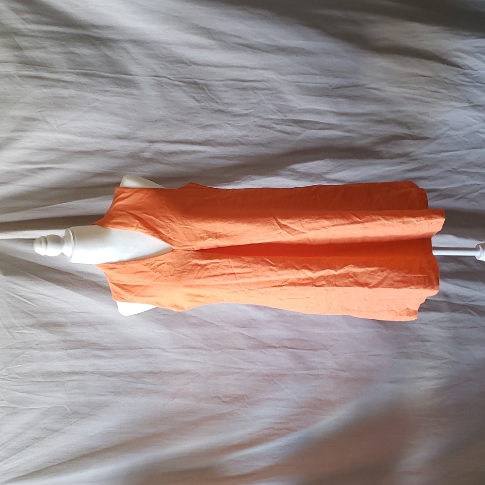 Tommy Bahama Daphne Linen-Blend Shift Dress - Orange Ray (NWT)
